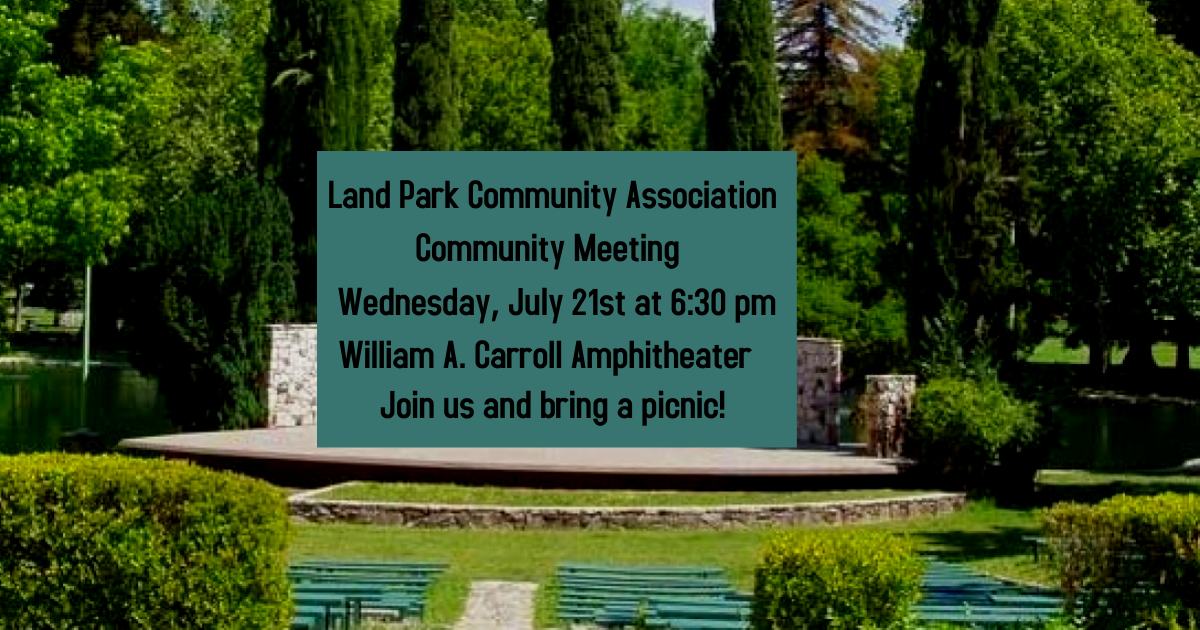 Land Park Meeting July 2021