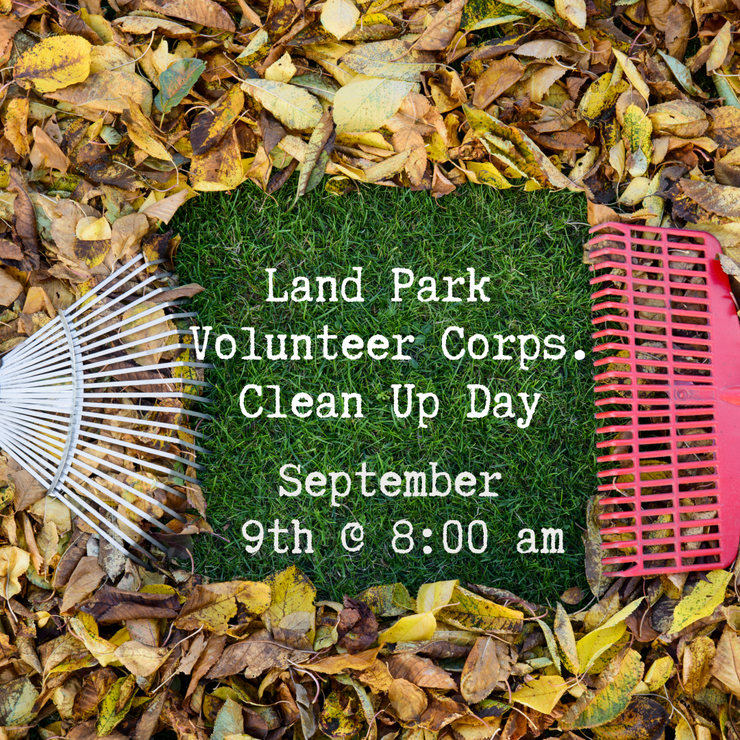 Land Park Clean Up Sept 9