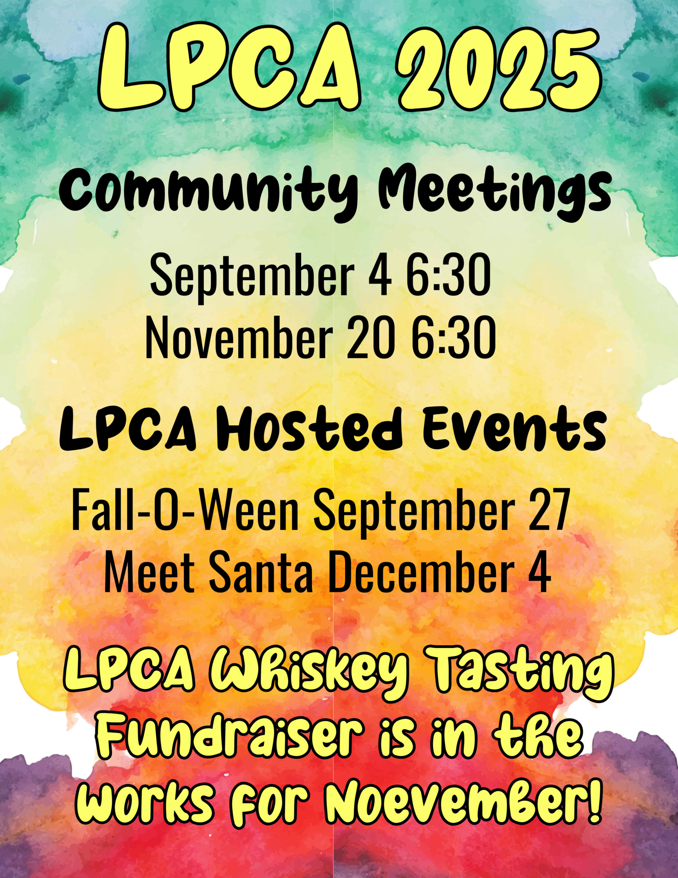 LPCA Events 2025 LPCA Events 2025