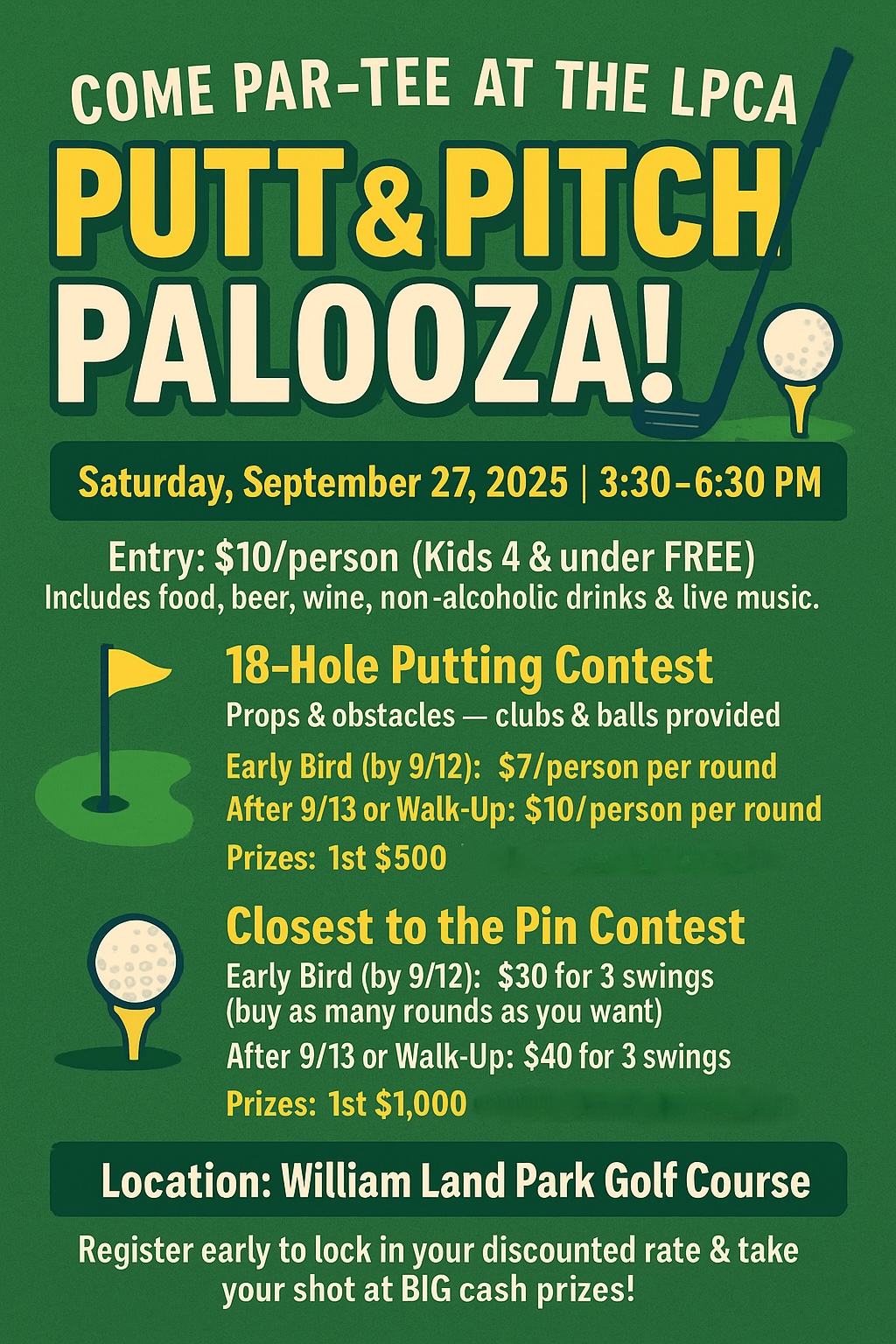 LPCA Putt and Pitch Palooza (2) Putt-a-Palooza Land Park
