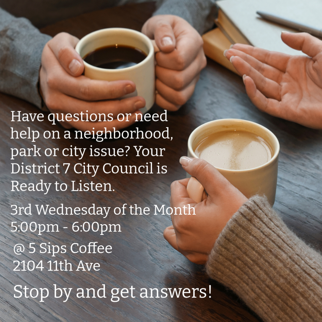 Sacrament City Council District 7 Coffee